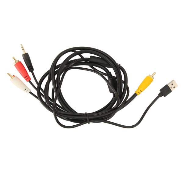 Digital Fiberoptisk til Analog 2RCA 3,5 mm Jack Stereo Lydkabel for TV DVD Nettverksboks