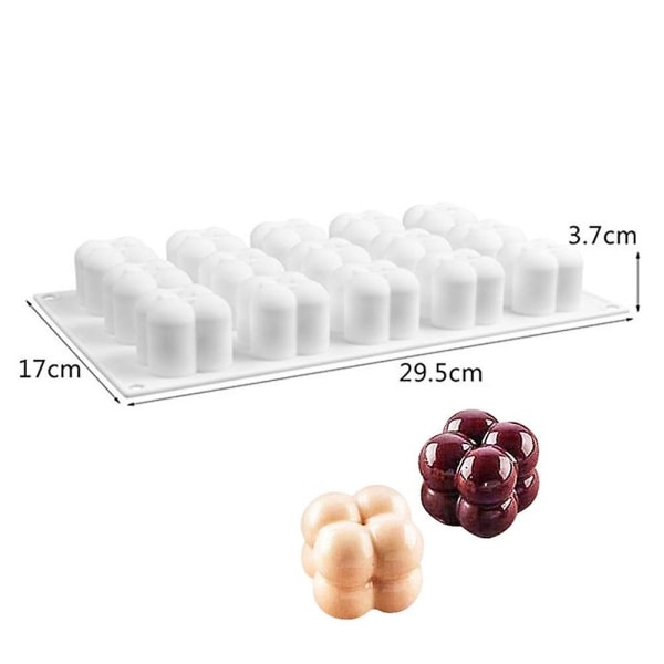 (9) Silikonform för tårtfondant 3D-form för hemlagad