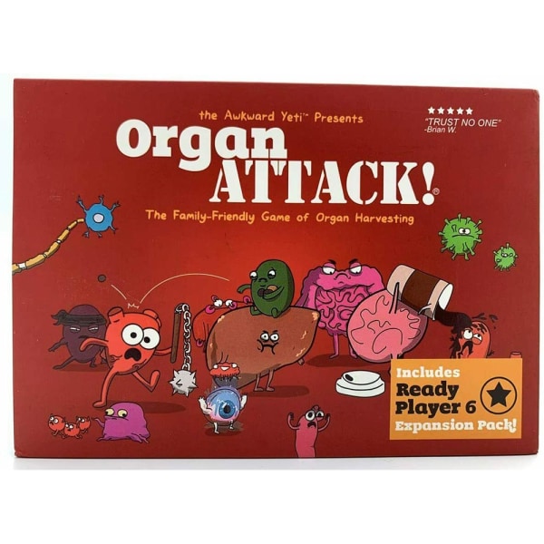 Human Organ Attack Kortspill Brettspill Fest Familiespill