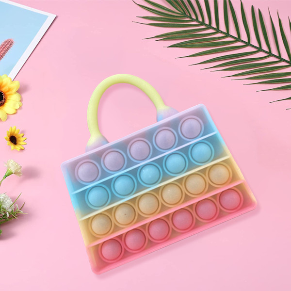 Pop-Bubbla Spel Fidget Leksaker, Lysande Pop Leksakspåse