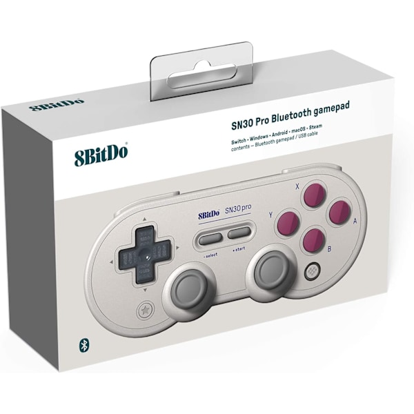 8Bitdo Sn30 Pro G Klassisk Gamepad (Elektroniske Spil)