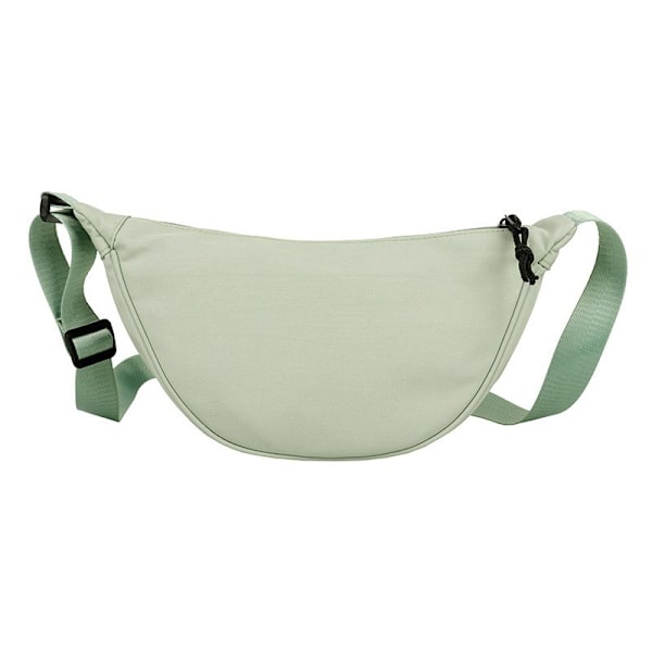 Crossbody Taske Simpel Kvinder Dumpling Taske Justerbar Stor Kapacitet All-Match Taske Black
