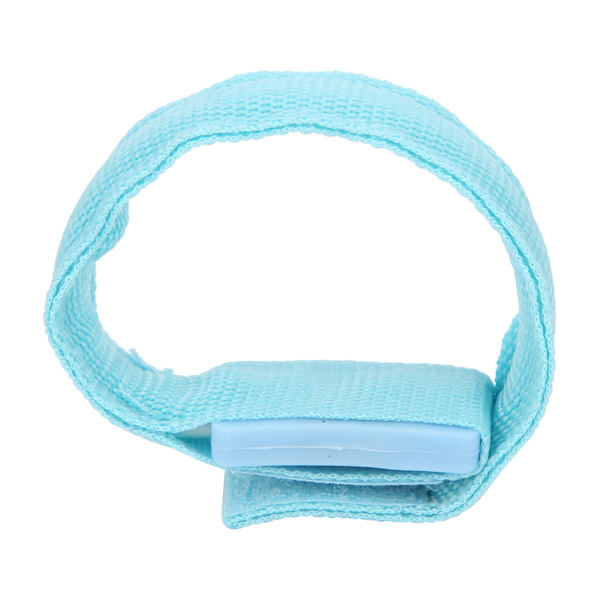 Armband med LED-lampa för nattlöpning, armband med LED-lampa, armband med kardborreband, blå