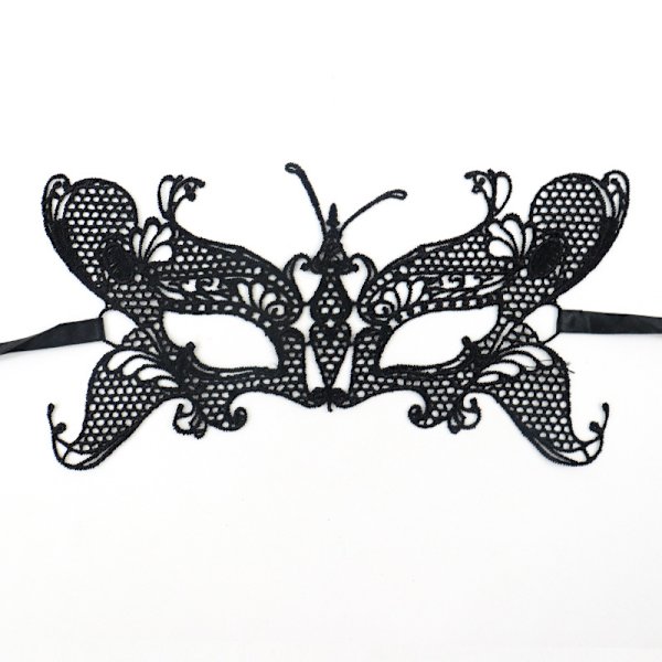 Sexy Lacemaske - Sexy Uregelmæssig Øjenmaske Tilbehør E-03 Butterfly