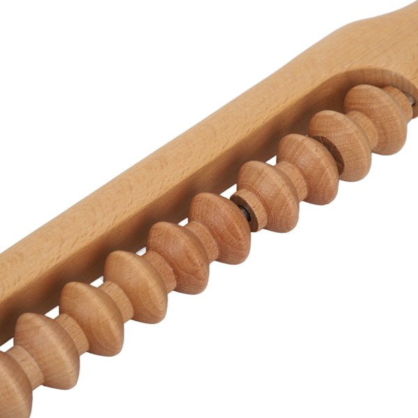 Björkträ Kroppsmassagerulle 10 Hjul Kort Version Hemanvändning Kroppsmassagerulle Stick