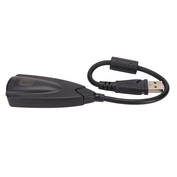 Ljudkort Virtuellt 7.1 Plus Plug and Play USB Stereo Ljudkort Hörlursadapter för Stationär Dator Bärbar Dator