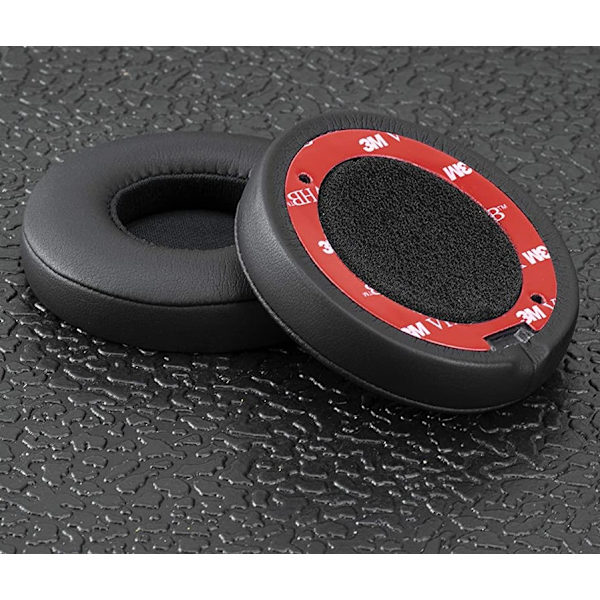 Øreputer for Beats Solo 2/3 PU-skinn 1 par Svart
