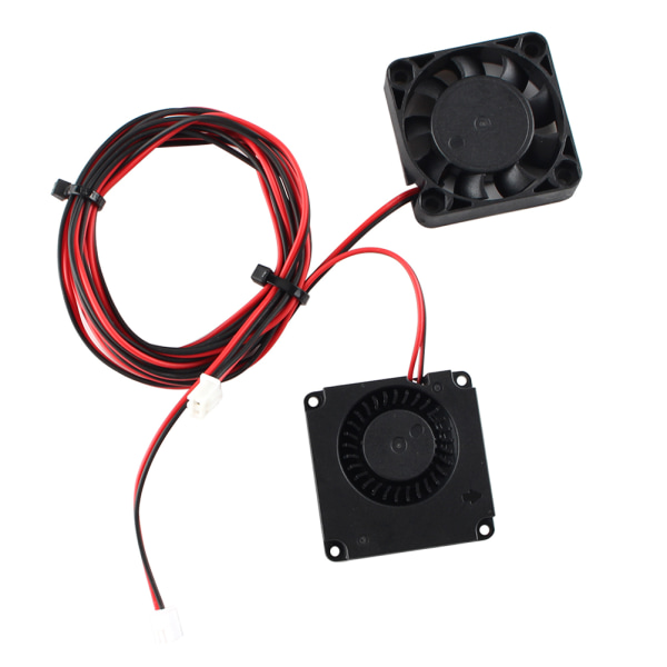 DC 24V Extruderfläkt och Turbo Fläkt Kompatibel med Creality Ender 3/Ender 3 Pro 3D-skrivare