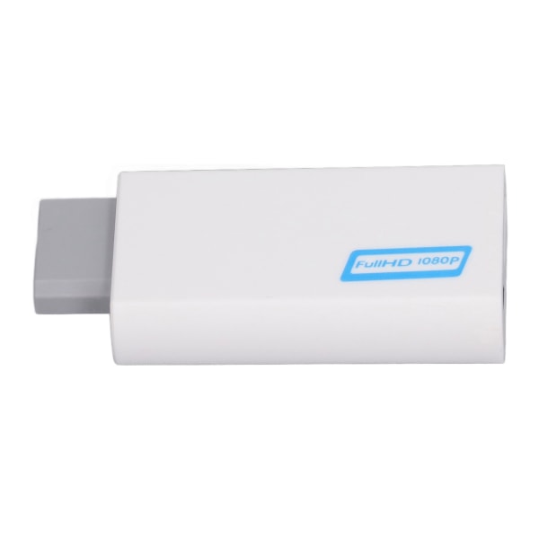 Wii til HD-konverter Støtter 480P Stabilt Signal Multimedia Interface Adapter med 3,5 mm Port Hvit