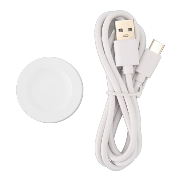 Magnetisk Laddningskabel Smartklocka Laddare för Watch GT3 GT2 Pro GT2 ECG GT Cyber Vit