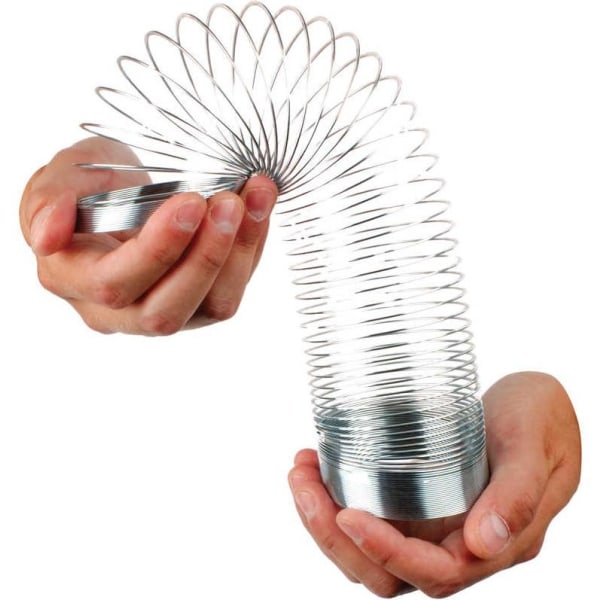Slinky i metal - fjedrende
