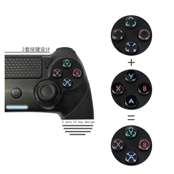 PS4 Controller DoubleShock Trådløs til Play Station 4 Xiangyun Hong