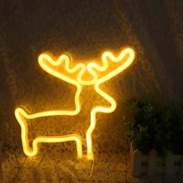 LED kunst julebelysning dekorasjon