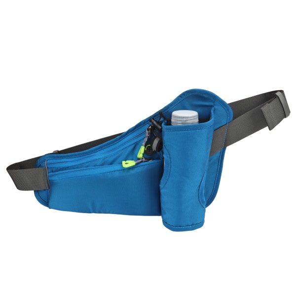 Löparbälte Hydration Midjepack Multifunktionell Vattentät Reflekterande Midjepåse för Utomhussporter Blå