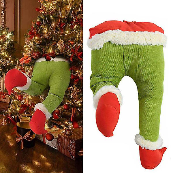 Jule-Grinch Stjal Ben Plush Dukke Juletræsdørsdekoration Ornament Rekvisitter 1