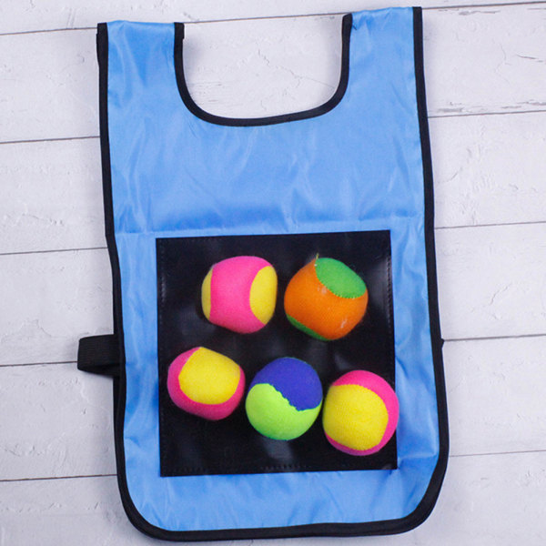 Dodgeball Sticky Vest Utomhus Kastspel med 5 Bollar för Barn Utomhusaktivitetsspel