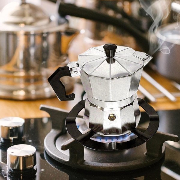 Moka Gryte Komfyrstativ Stål Kaffekanneholder Gasskomfyr Støttering Rister Gass Kokeplate Stativ Kjøkkentilbehør