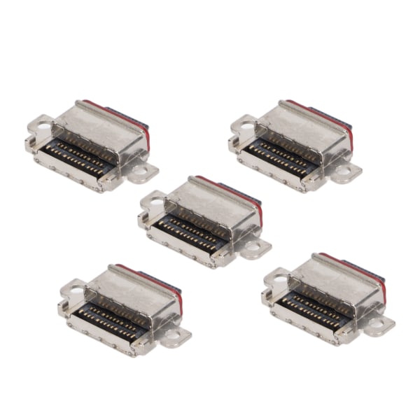 5stk Type C USB-laderkontakt Stikkontakt Dataladeport Tail Plug for Galaxy S10
