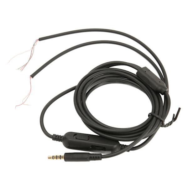 Headset Reparasjonskabel OFC Kjerne Erstatning Gaming Hodetelefon Lydkabel med Volumknapp for Kingston 6.5ft
