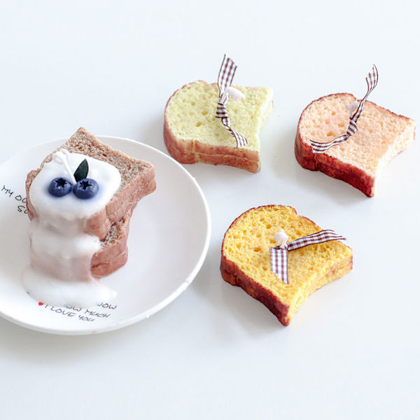 Kreativ 3D Toastbröd Ljusform DIY Kakbas Mol B