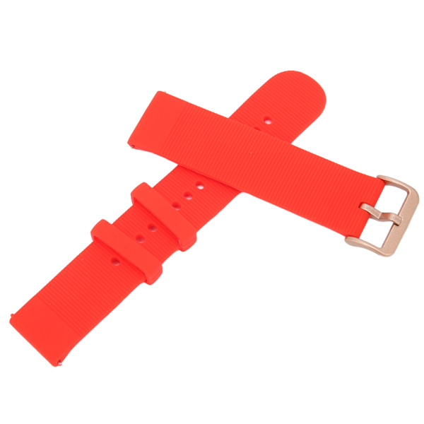 Justerbart Silikonarmband för Amazfit GTS 3/GTS 3 PRO Andningsbart Smartwatch Armband Rött