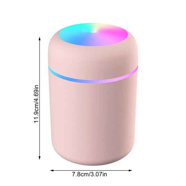 Mini Luftfukter Romdiffuser Atmosfærisk Lys Mist Sprayer B