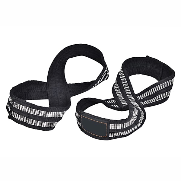 1 Par Figur 8 Viktlyftningsremmar Dödlyft Handledsrem för Pull Ups Horisontell Stång Styrketräning Gym Fitness Bodybuilding Utrustning (S)