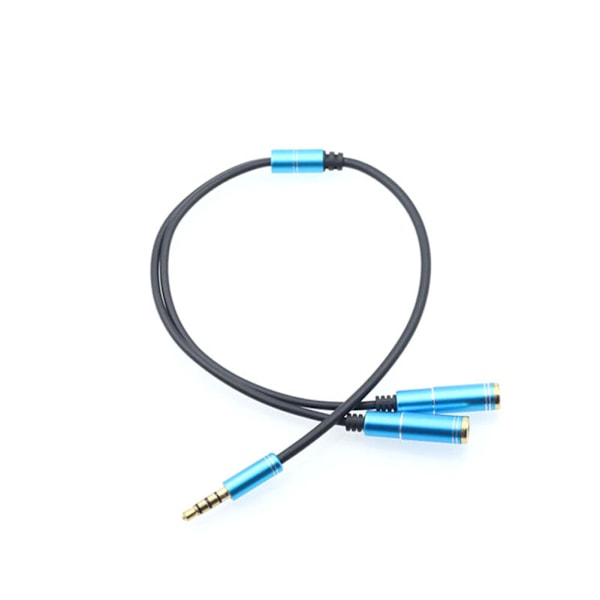 3,5 mm ljuddelarekabel 3,5 mm hane till 2 portar 3,5 mm hona med mikrofon 3,5 mm förlängningskabel Aux-adapter