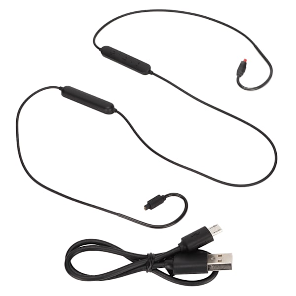 BT trådlös MMCX-adapterkabel, laddningsbar kabel med låg latens för hörlurar med mikrofon och kontroll för ATH IM01