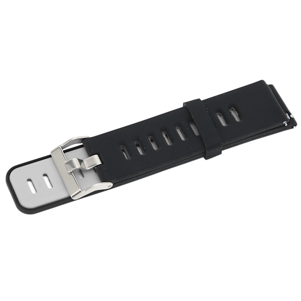 22mm Universal Silikon Sport Urrem til Huawei Watch 3 til Watch 2 til Watch GT Sort Grå