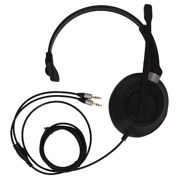 3,5 mm kommunikasjonsheadset ENC støydemping kablet monohodesett med HD-mikrofon for PC-er
