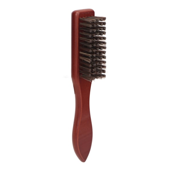 Barber Blade Brush Rengöring Nylon Komposit Trä Skägg Barber Fade Brush Supply för män