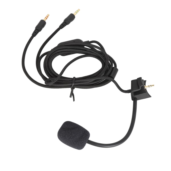 Mikrofon udskiftningskabel støjreduktion mikrofon udskiftning lydkabel med lydstyrkejustering lydløs knap til gaming headset