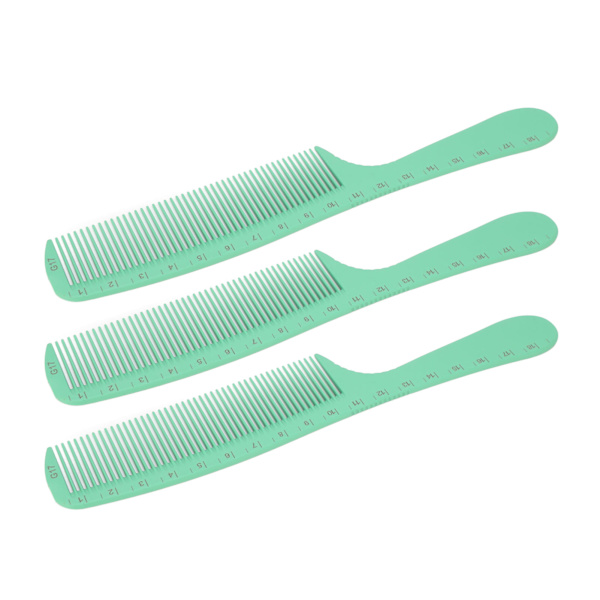 3-pack hårkamset, professionell hemmahårssalongsstylingkam för skägg
