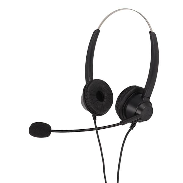 Asiakaspalvelun kuulokemikrofoni, melunvaimennus, RJ9-liitin, binaural, langallinen puhelin, kuulokkeet mikrofonilla VOIP-puhelimiin