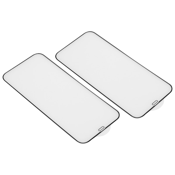 2 stk. Herdet Glass Skjermbeskytter Klar Deksel for iOS 12Pro Max