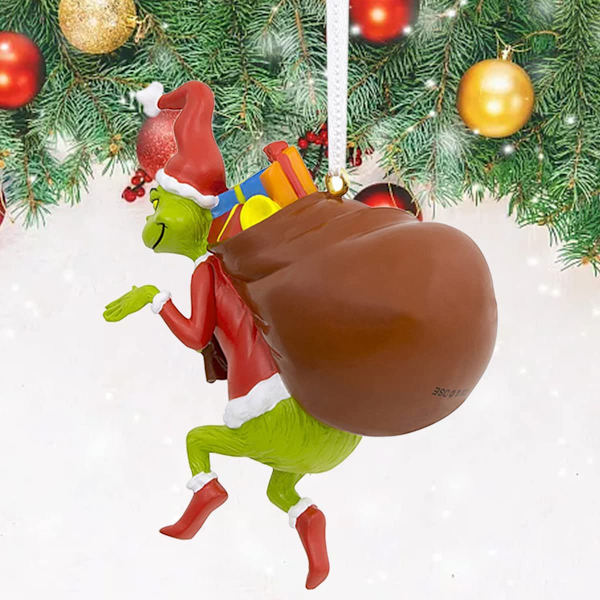 Grinch-hängande prydnad julgransdekorationer hängen