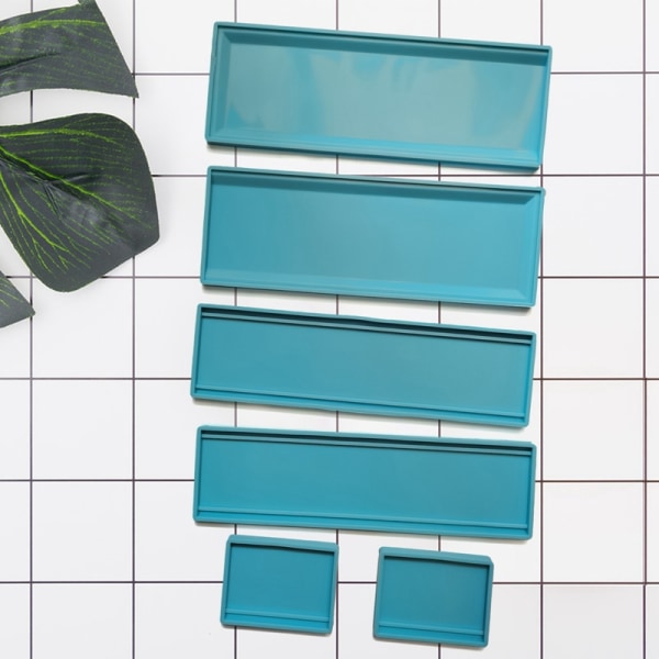 DIY Domino Box Resin Form Smyckesförvaringslåda DIY Hantverk