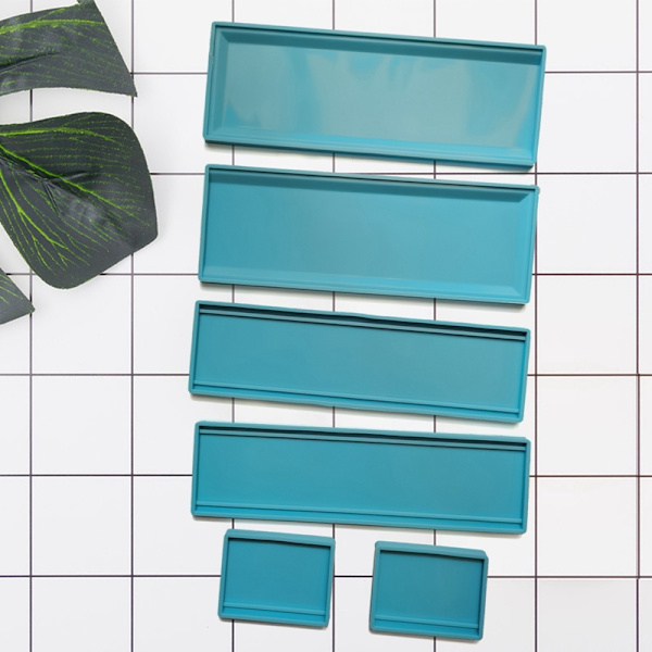 DIY Domino-formet Harpiks Smykkeskrin DIY Håndværk