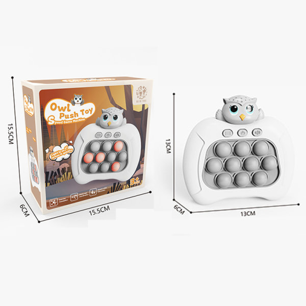 Press Music Speed Push Game Machine Avlastning Mus Dödar Pionjär Pussel Xiaole Barnleksaker Dinosaur Game Machine