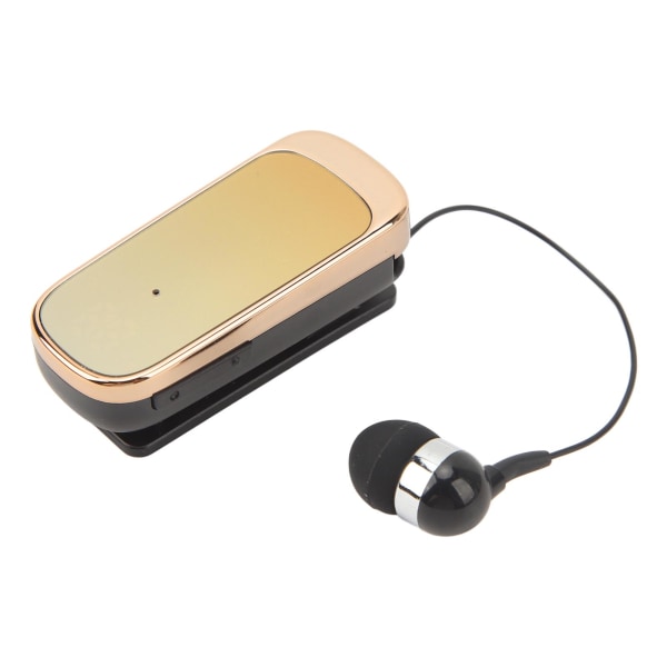 Retractable langattomat kuulokkeet Bluetooth5.2 Kuulokkeet Clip On Kuuloke Mukava Kuuloke Ulkoiluun Urheiluun Ajo Gradient Keltainen