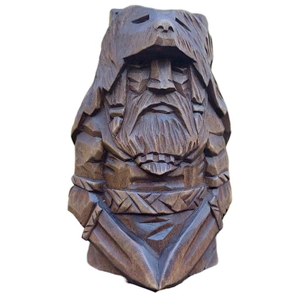 Odin Thor Resin Viking Statue Kunst Håndverk Ornamenter for Hjem Utendørs Hagedekorasjon