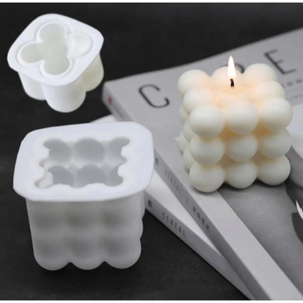 2st molds - Skapa dina egna unika ljus - DIY Light Casting Kit white