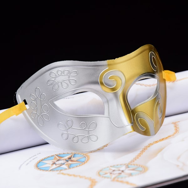 Barnens Dag Masker Vuxna Män & Kvinnor Masker Makeup Boll Party Masker yellow