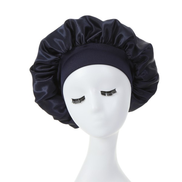 Satin bonnet - Sleep Cap Wide Edge High Elasticity One size