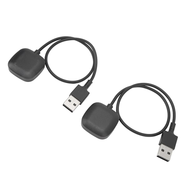 2 st 5V Smartwatch Laddare Trådlös Laddningsdocka Dataöverföring Laddningskabel för Fitbit Versa 3 Sense 30CM