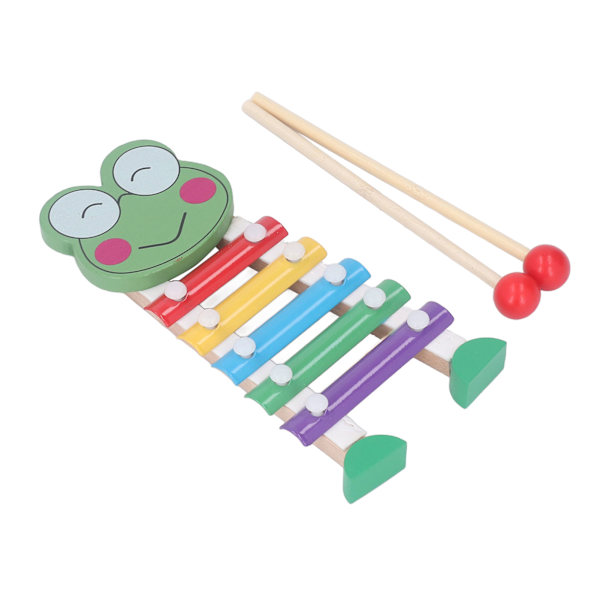 Trexylofon Multifarget Baby Percussion Musikkleker for Førskolelæring Frosk