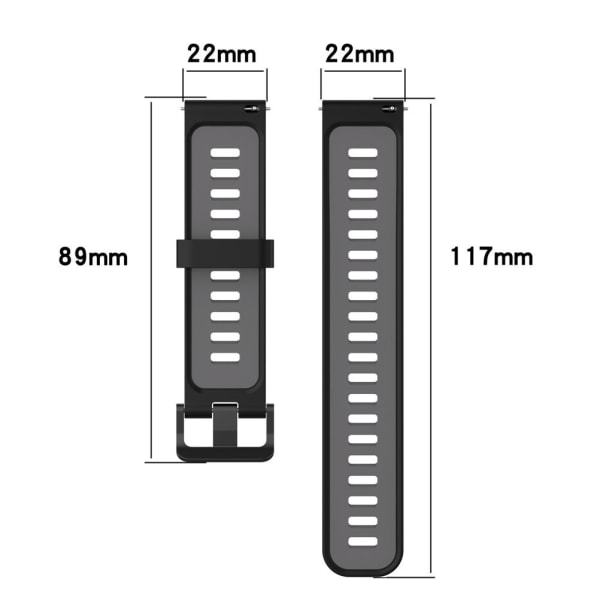 Silikonarmband för Huawei Watch GT Runner Gt3 46mm Watch3 - Ersättningsband 22mm