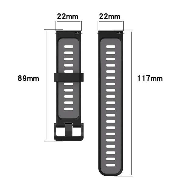 Silikonremmar Band 22mm Armband Kompatibel för Huawei Watch GT Runner Gt3 46mm Watch3