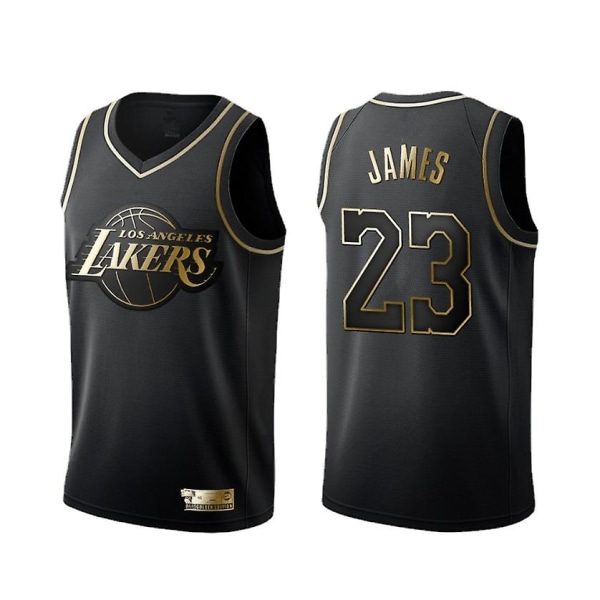 Nba Lakers Lebron James Brodert Basketball skjorte-